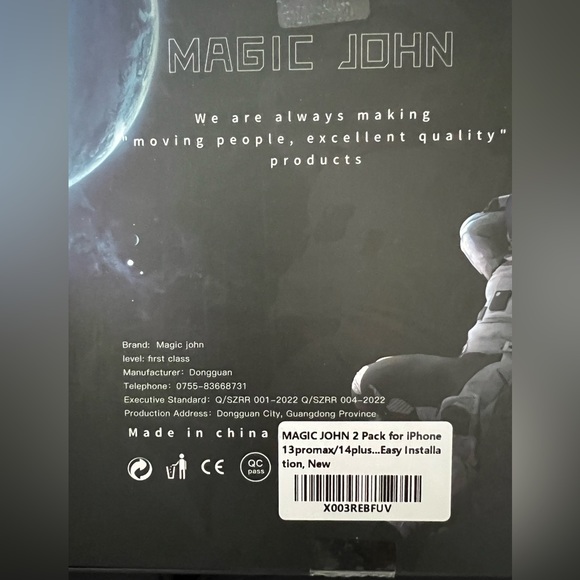 Glass screen protector - fits iPhone 13 pro max or iPhone 14 - Picture 2 of 4